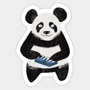 Plink Plonk Musical Panda Sticker